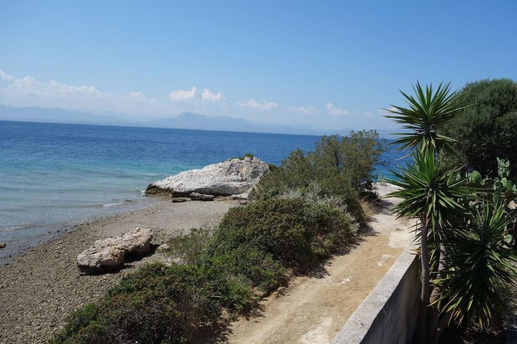 House By The Sea At Skaloma, Loutraki Villa Vouliagmeni Sø Eksteriør billede